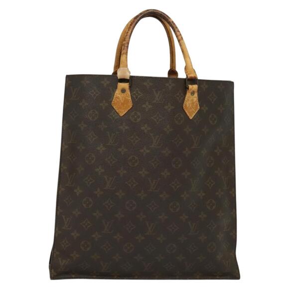 LOUIS VUITTON Monogram Sac Plat Hand Bag M51140 - Picture 2 of 12
